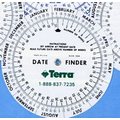 Circular 4" Date Finder Calculator